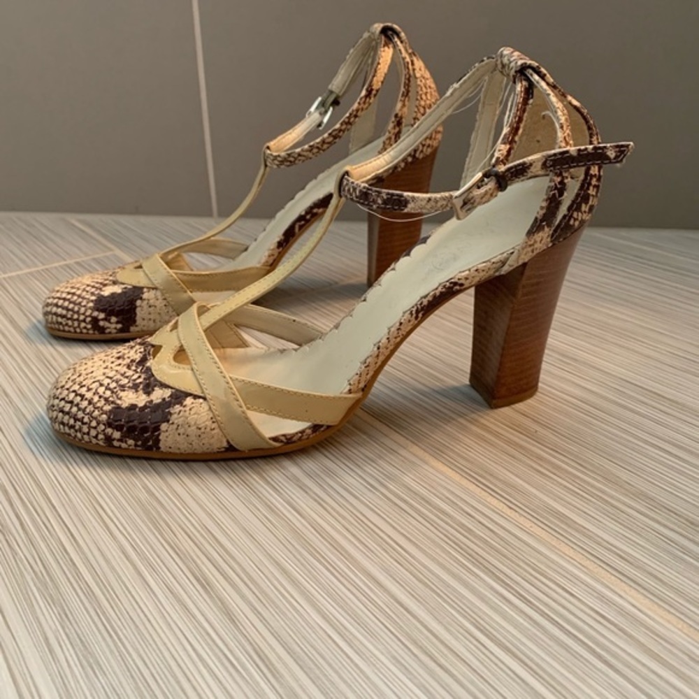 Franco Sarto JIB  snakeskin print heel - Picture 3 of 7
